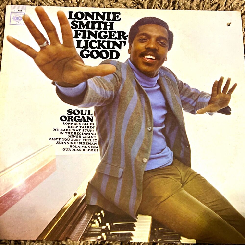 Lonnie Smith Finger-Lickin' Good Soul Organ Columbia CL 2696 12" LP Mono Jazz